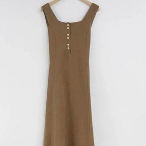Grace & Chili- Leoom - Midi A-Line Pinafore Dress